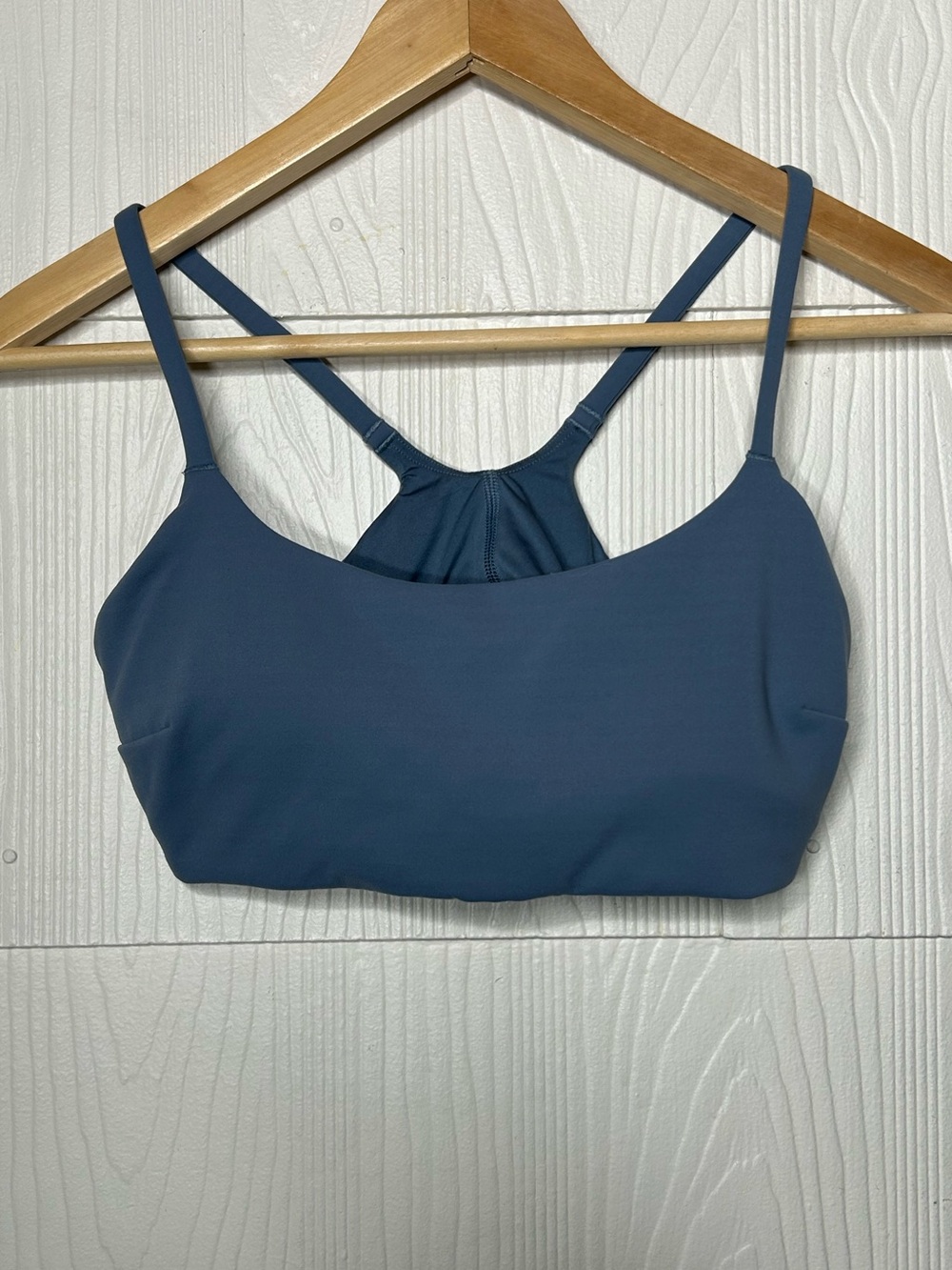 lululemon athletica Blue Slate Crossback Sports Bralette